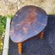 Brutalist tripod stool 1960