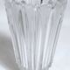 Molded pressed glass vase 1960s Height 22 cm