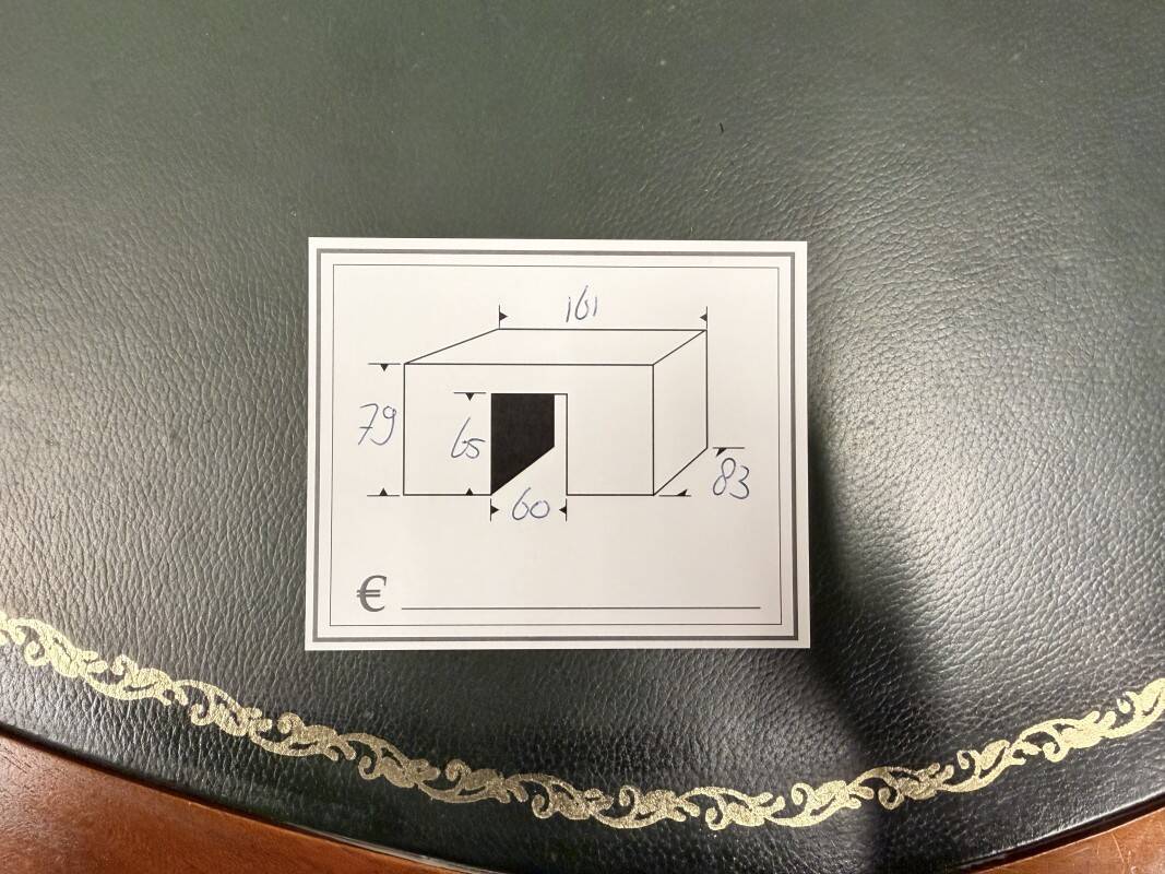 English Classic Kidney Shaped Chesterfield Desk
