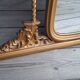 Atypical gold mirror