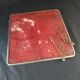 Antique beveled mirror atypical barber 1930 26x26cm