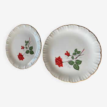 Assiettes Digoin Sarreguemines