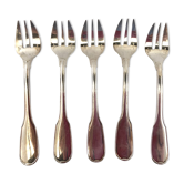 Christofle 5 dessert forks model Versailles