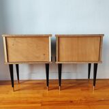 Pair of vintage bedside tables