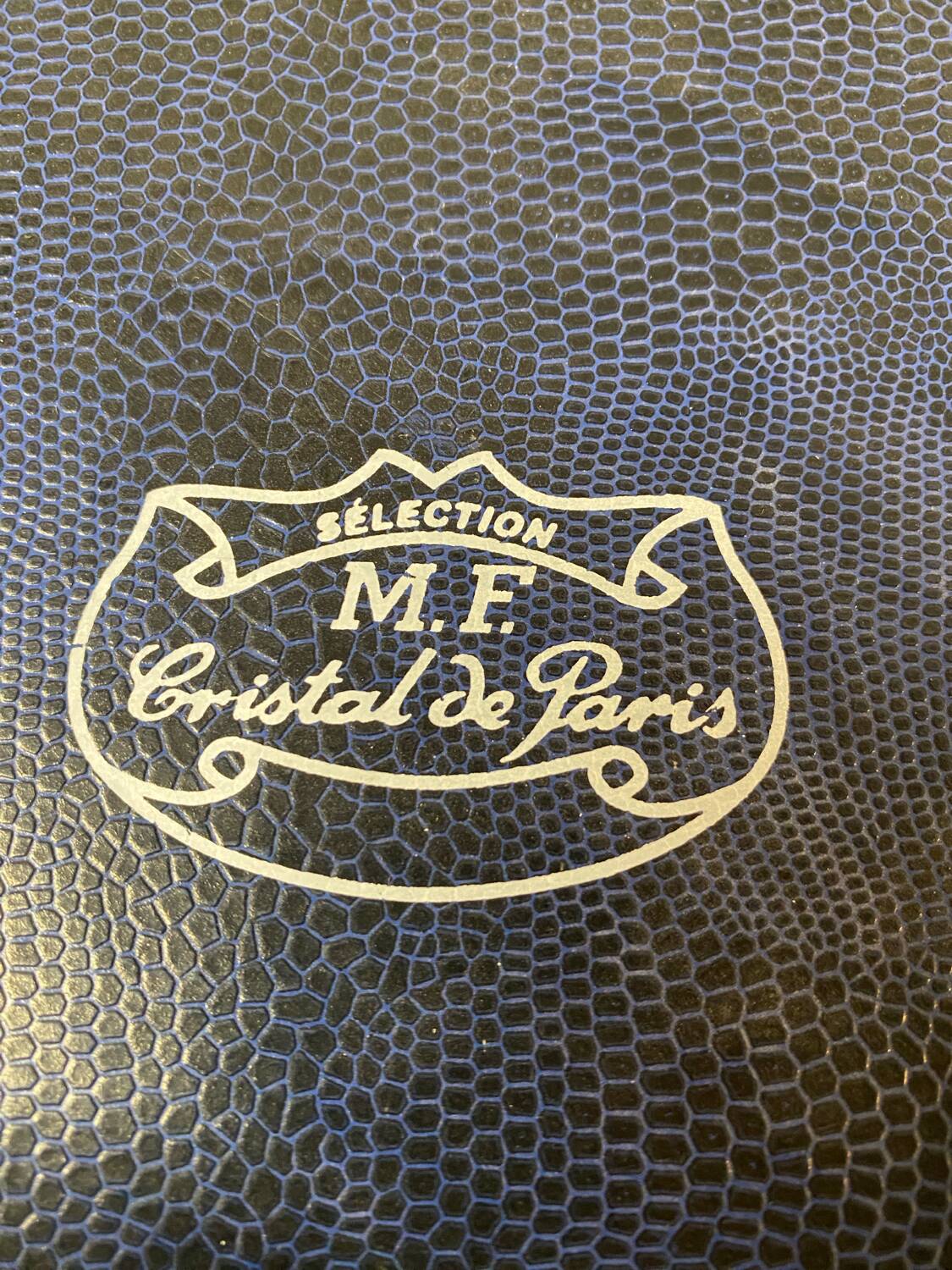 Verres Cristal de Paris Modèle Galliera