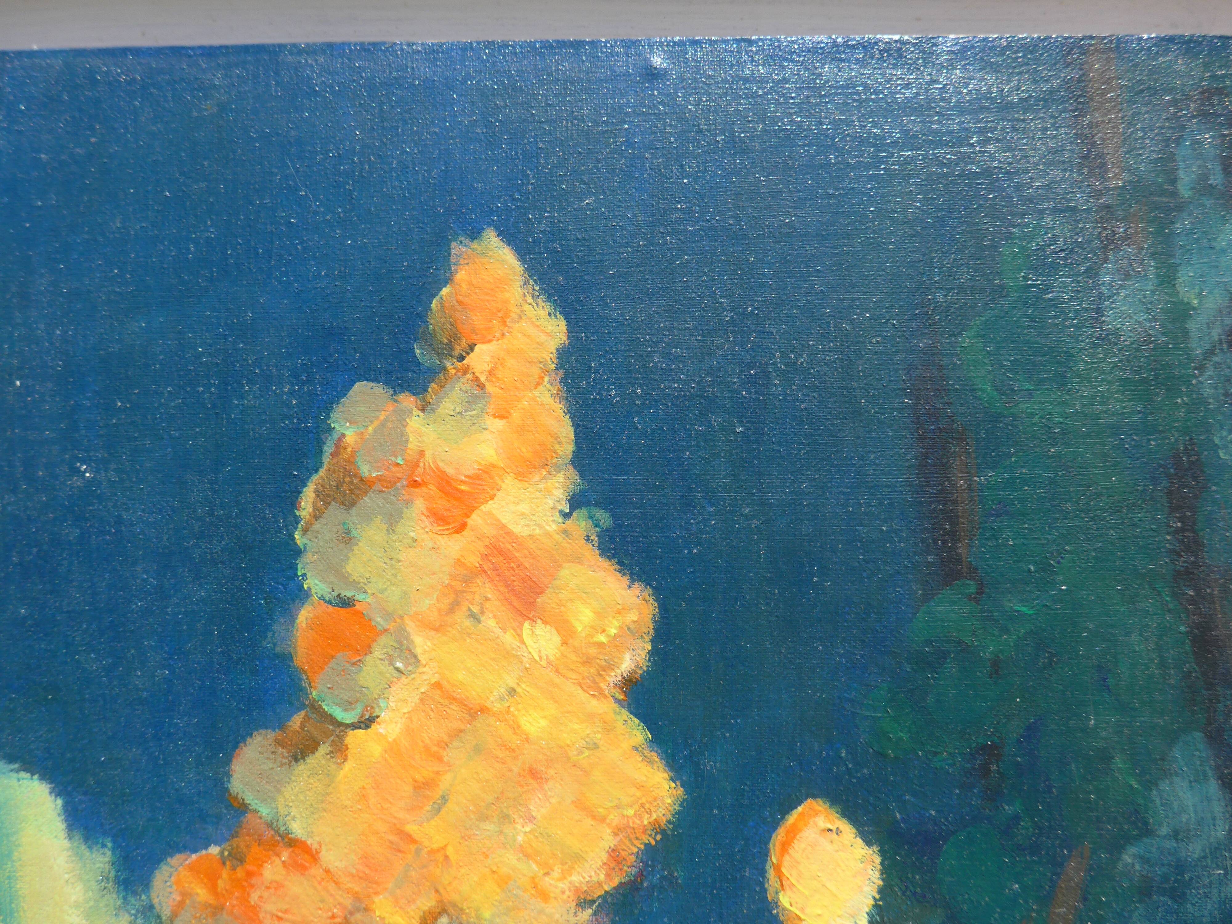 Signed painting with frame