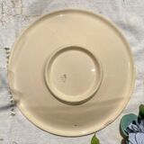 Vintage K&G Luneville "Flore" porcelain deep dish, 1950s, small blue flowers