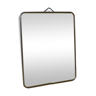 Mirror of barber to ask or to suspend 22,3X17,9 cm