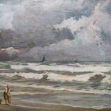 Oil painting - seascape