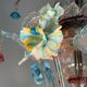 Venetian Rezzonico chandelier in multicoloured Murano glass circa 1900
