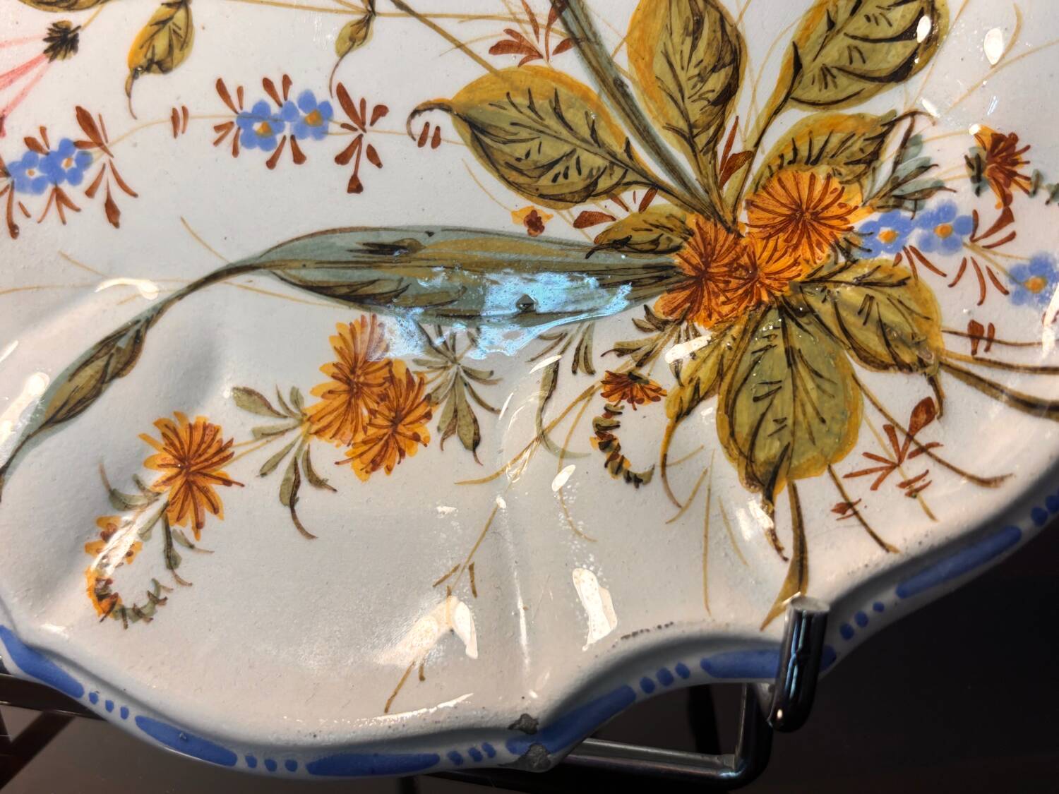 Assiette Nove L’Italie début 20eme
