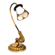Tiffany-style bronze lamp from the mid-20th century.