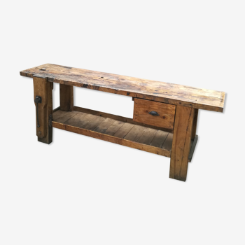 Workbench in wood length 205 cm