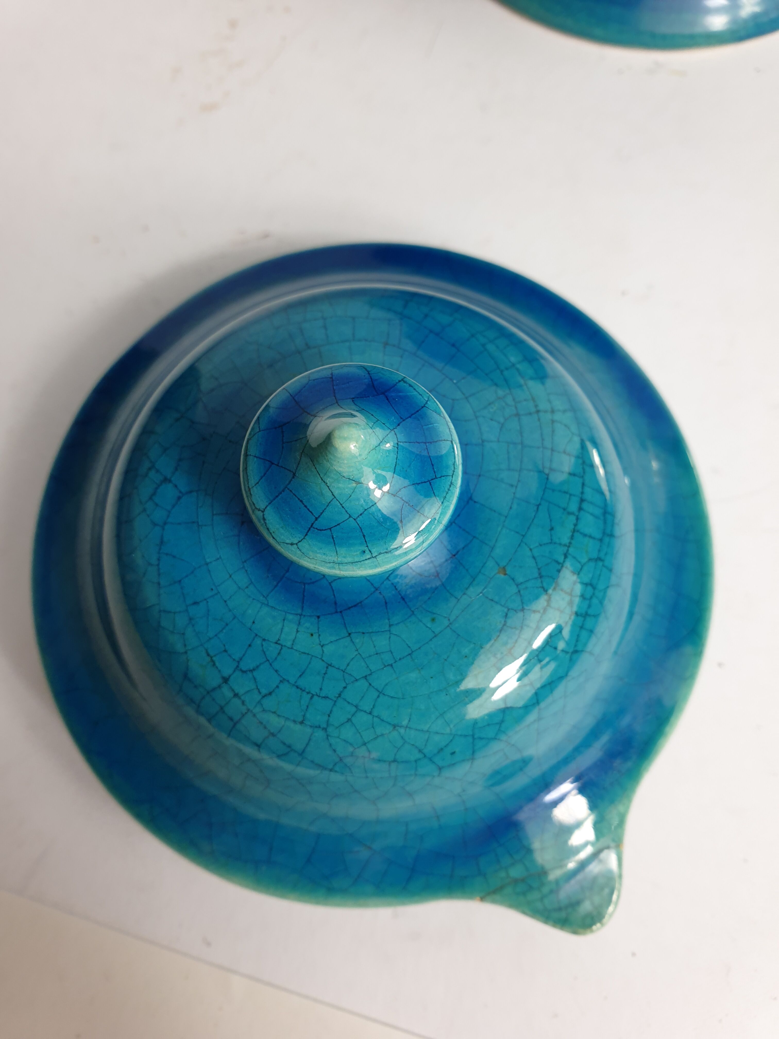 Chocolatière bleue