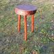 Brutalist tripod stool
