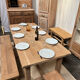 Table de ferme en chêne massif