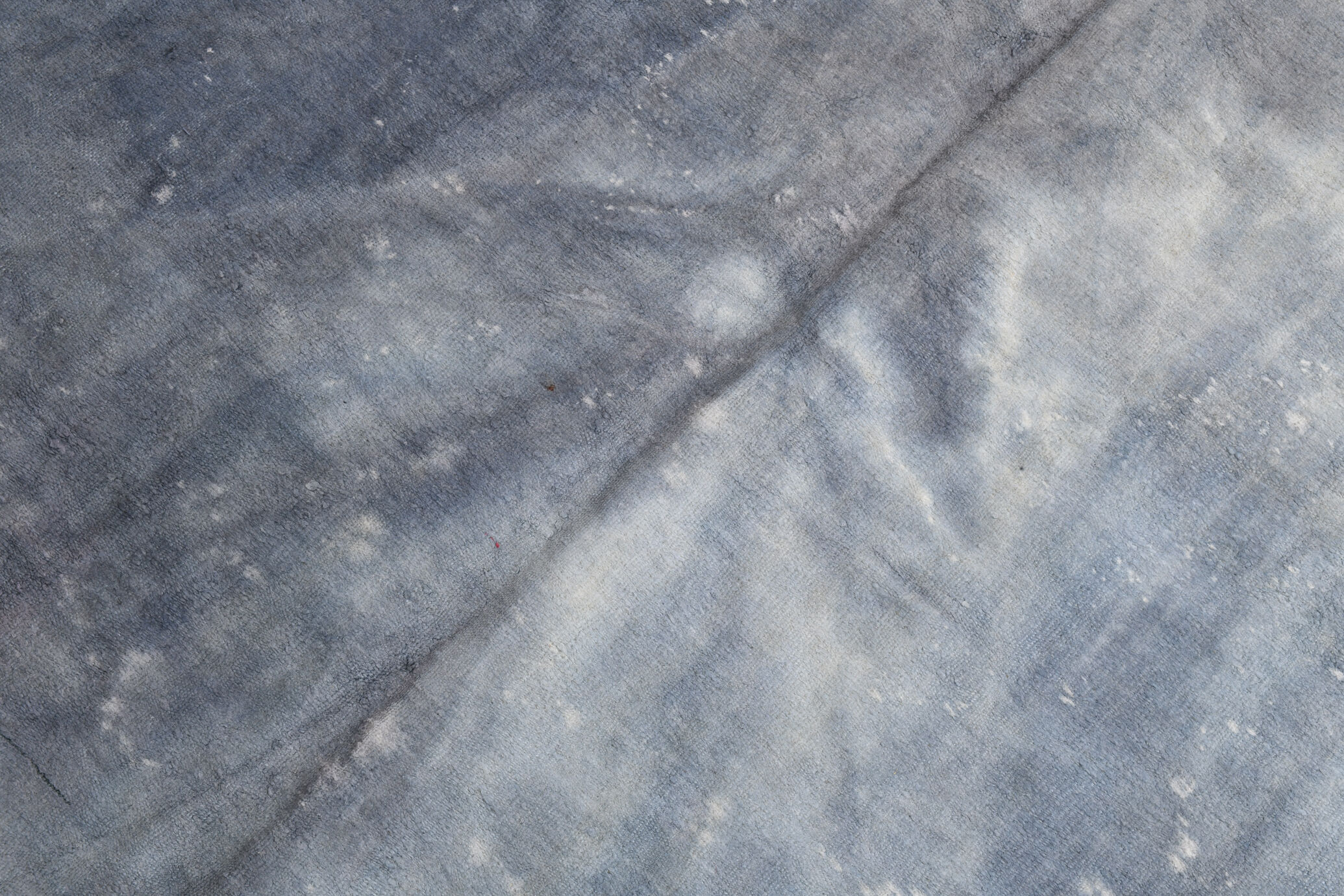 5x7 distressed gray blue hemp carpet232x156cm