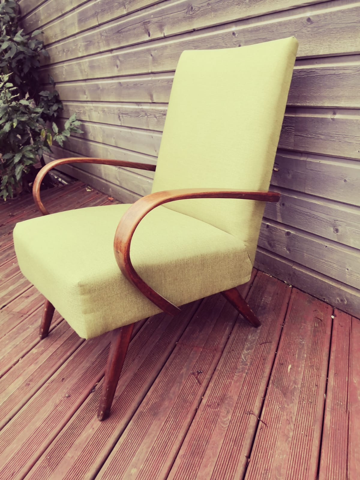 Pair of vintage Czech armchairs, Scandinavian style, 50s