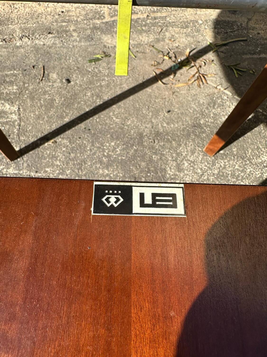 Danish Scandinavian dining table from the 60s/70s by LB Kofod Larsen.