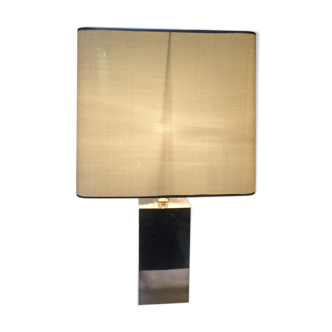 BARBIER chrome vintage table lamp - 1970s