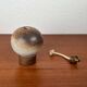 Mid-century modern ceramic oil lamp by Danish studio Aage Würtz, 1956.