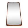 60s teak mirror - 75x37cm