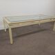 Glass and metal coffee table Pierre Vandel