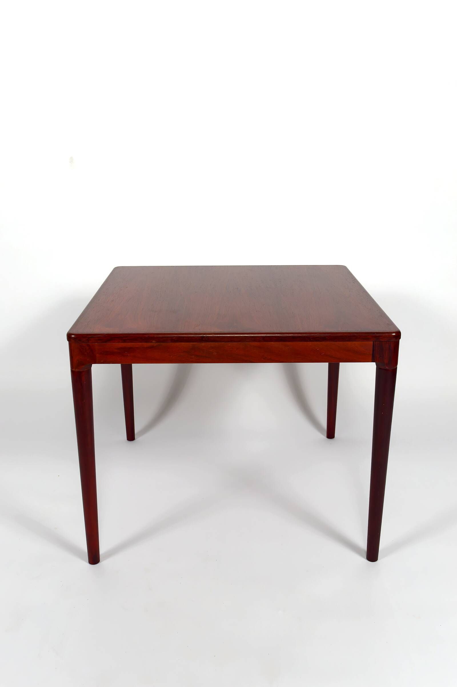Scandinavian coffee table in exotic wood, around 1960.