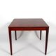 Scandinavian coffee table in exotic wood, around 1960.