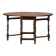 Antique English oval Gateleg Table in solid Oak, Late 19th Century