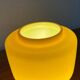 Lampe de table modèle 120 en verre jaune du milieu du siècle par Uno & Östen Kristiansson pour Luxus, Vittsjö, Suède, années 1950