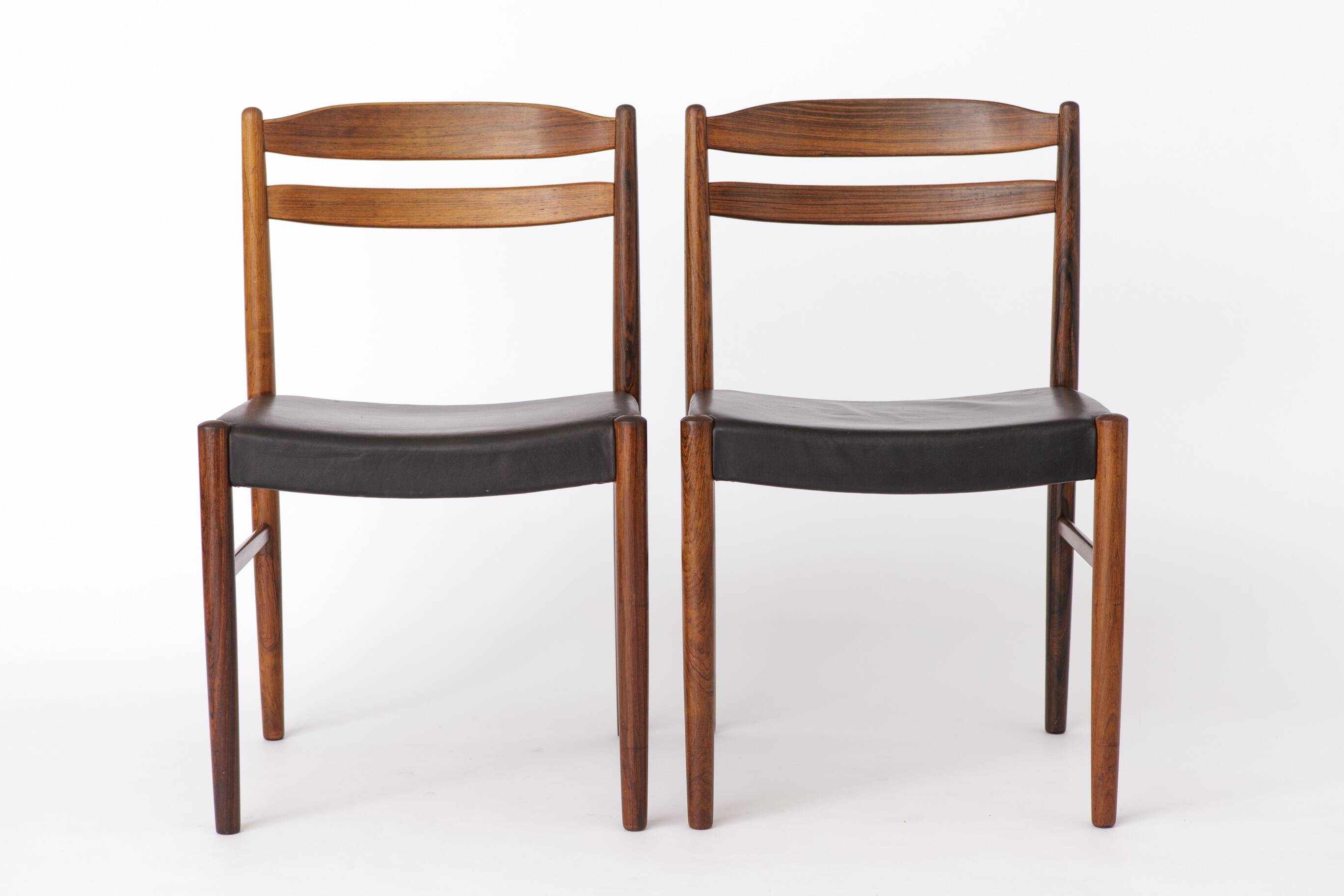 2 Vintage Dining Chairs 1960s, by Albert Johansson & Söner, Hyssna, Sweden