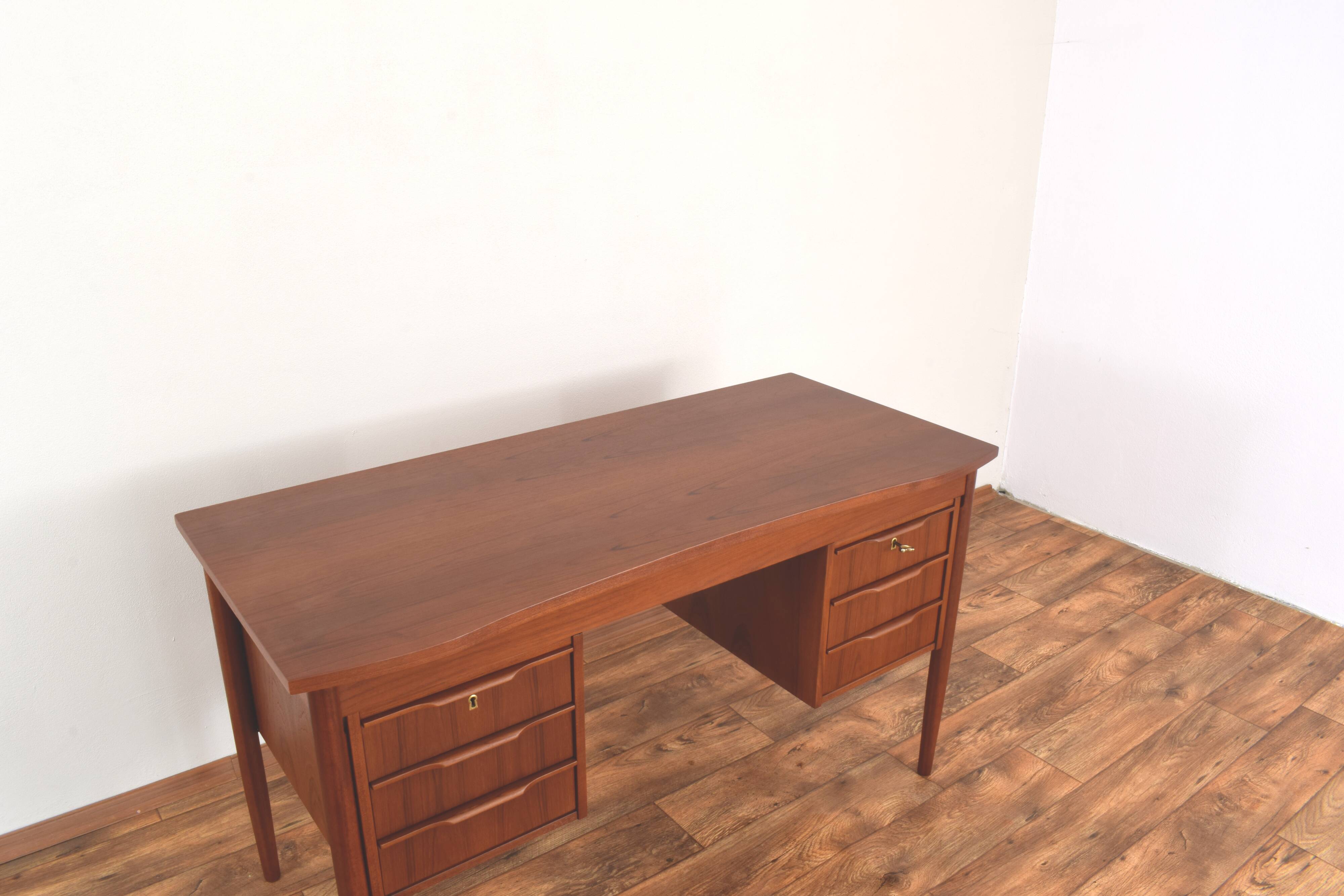 Mid-Century Danish Teak Desk, 1960s.