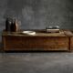 Table basse en chêne rustique vernaculaire, France, 20e siècle