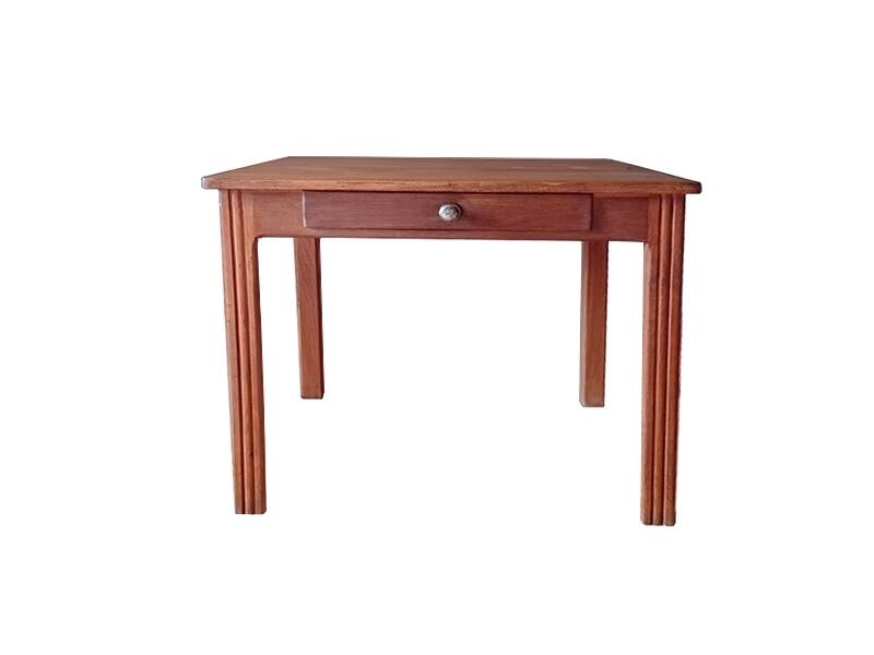 Art Deco desk or side table from the 1930s, vintage, solid wood