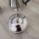 Rémy Letang / Teapot, milk jug and sugar bowl in 18/10 stainless steel and Bakelite