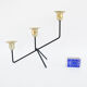 Chandelier de table minimaliste, Belgique, années 1970