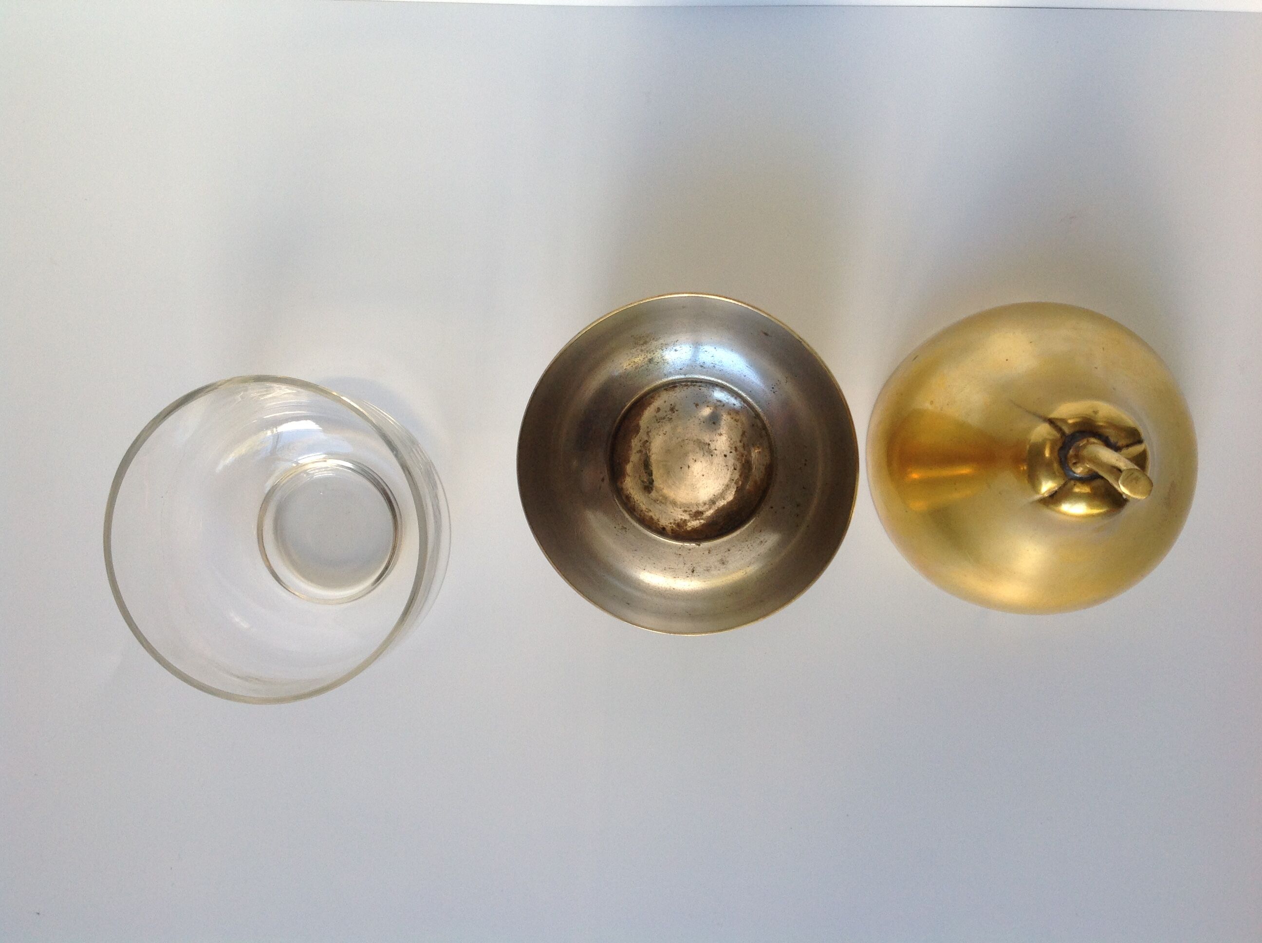 Brass golden pear candy box