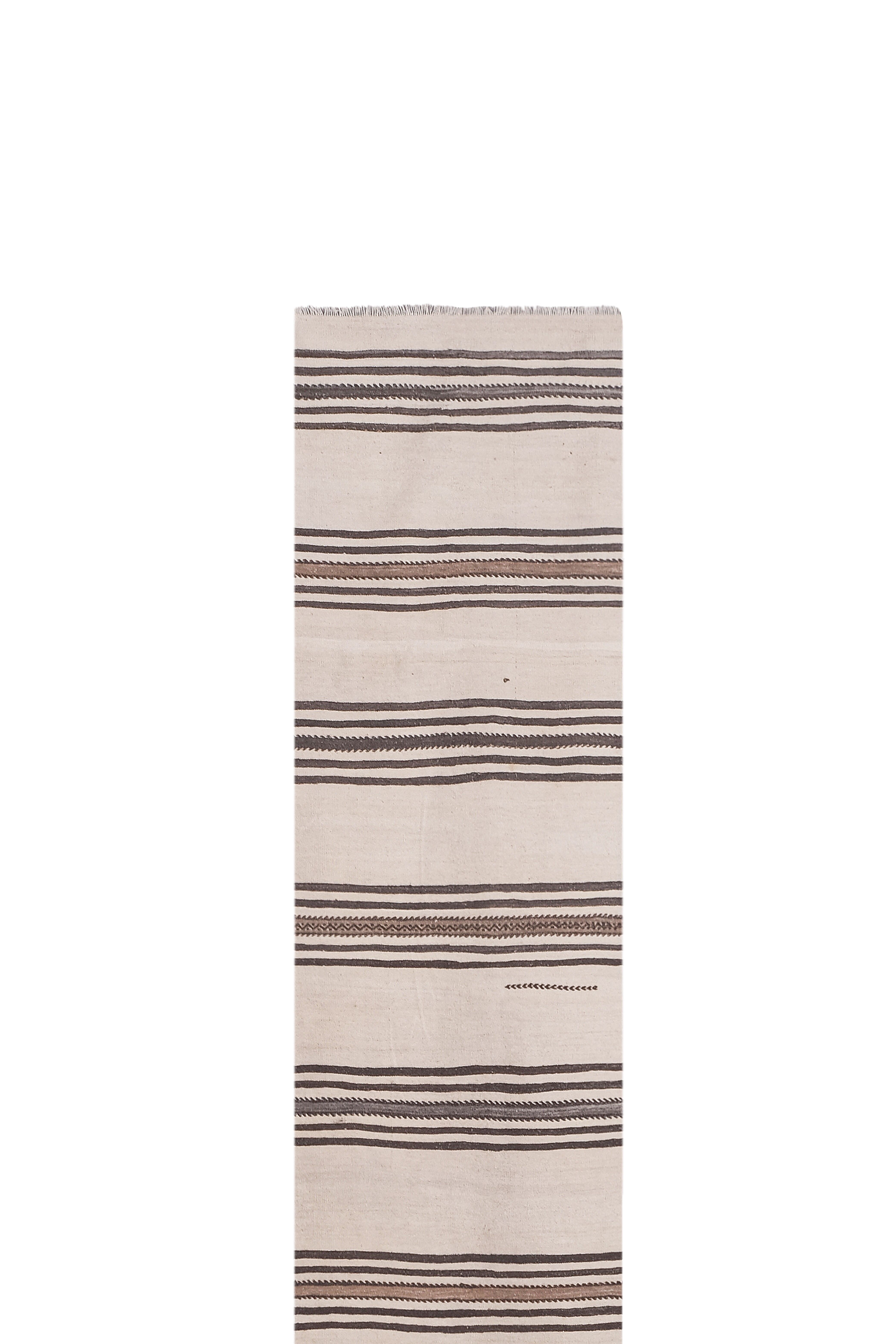 Vintage Turkish rug from Oushak, hand-woven 76x610 cm