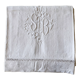 Old linen sheet embroidered