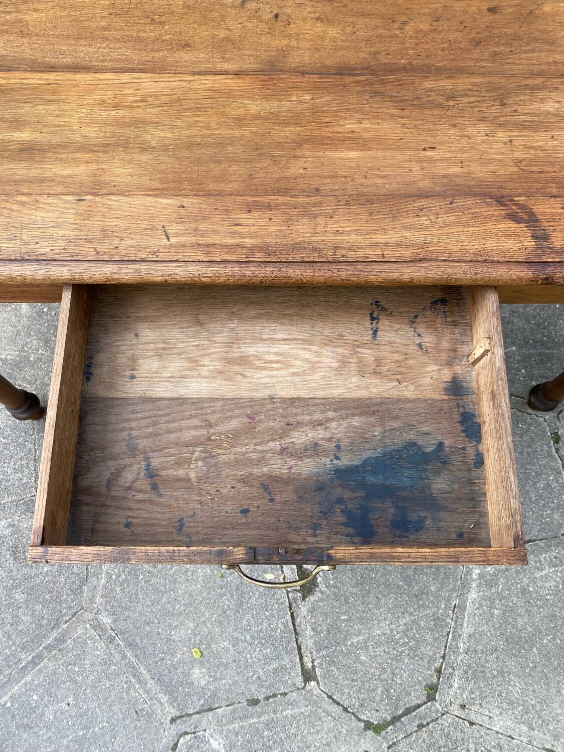 19th century oak desk