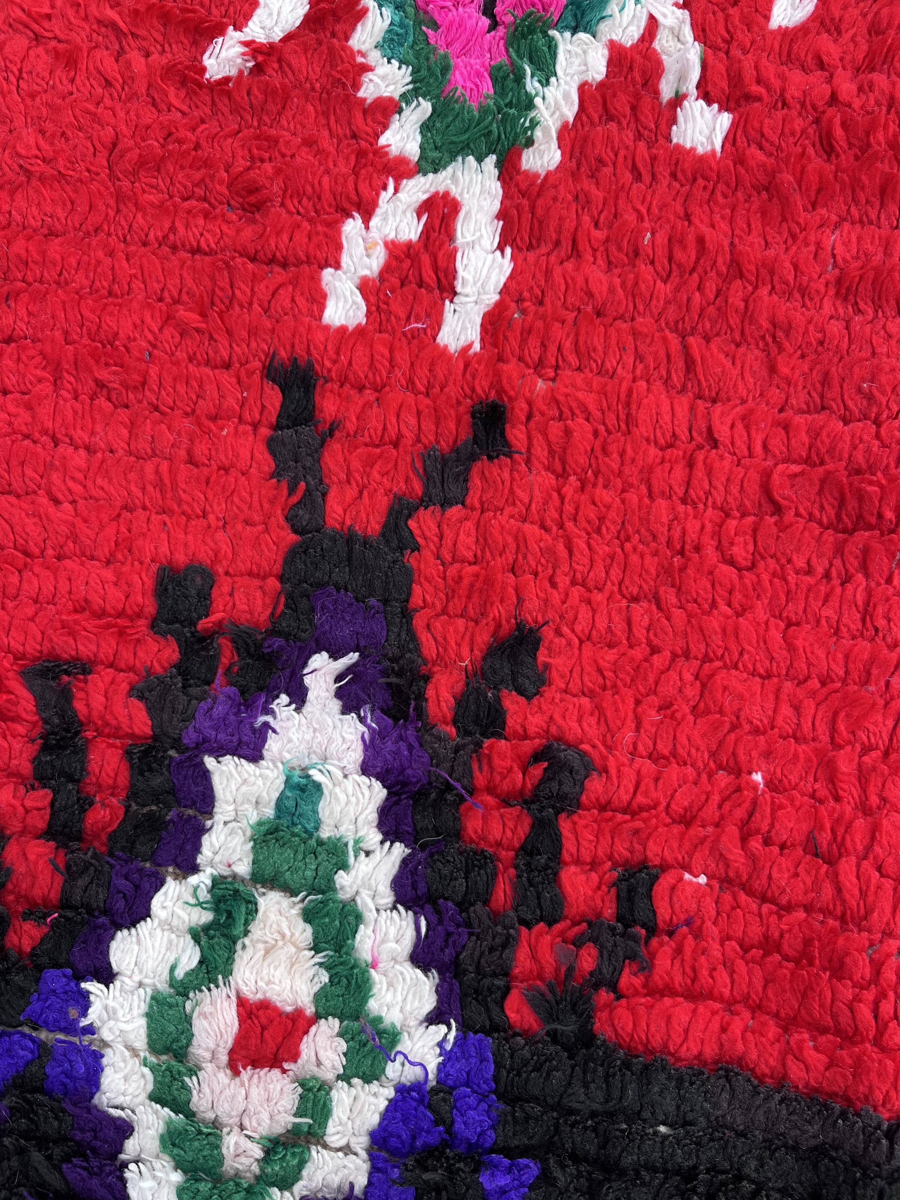 Vintage Moroccan rug berbere