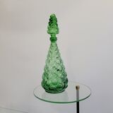 Green Empoli bubbles decanter
