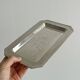 Small vintage stainless steel tray