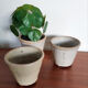Cheese faisselles , colander in glazed stoneware, vintage French