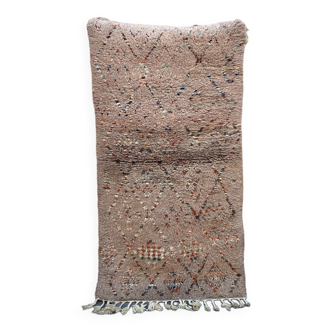 Beni M'Rirt Moroccan rug neutral - 104 x 200 cm