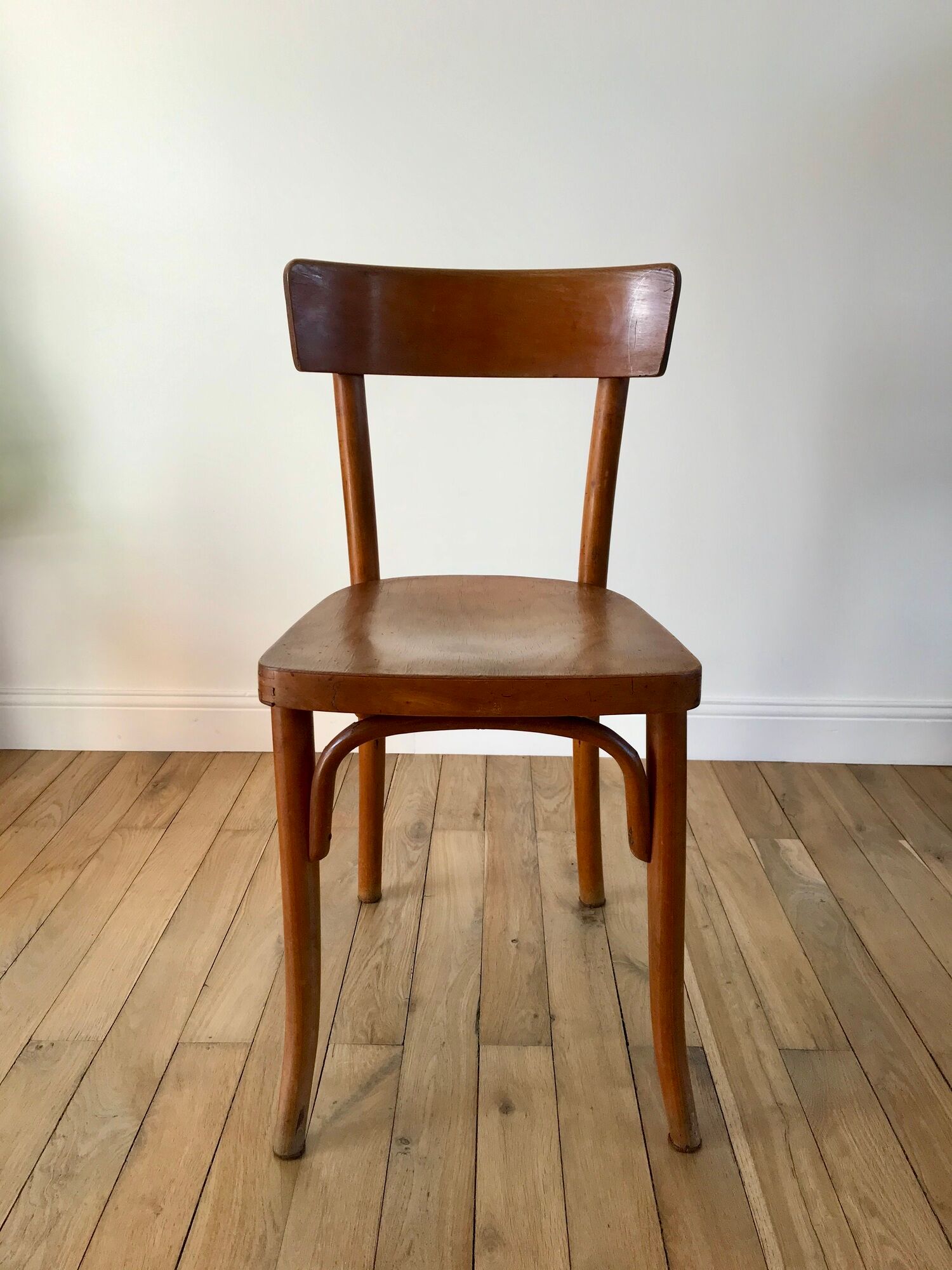 Thonet bistro chair in curved wood early twentieth century