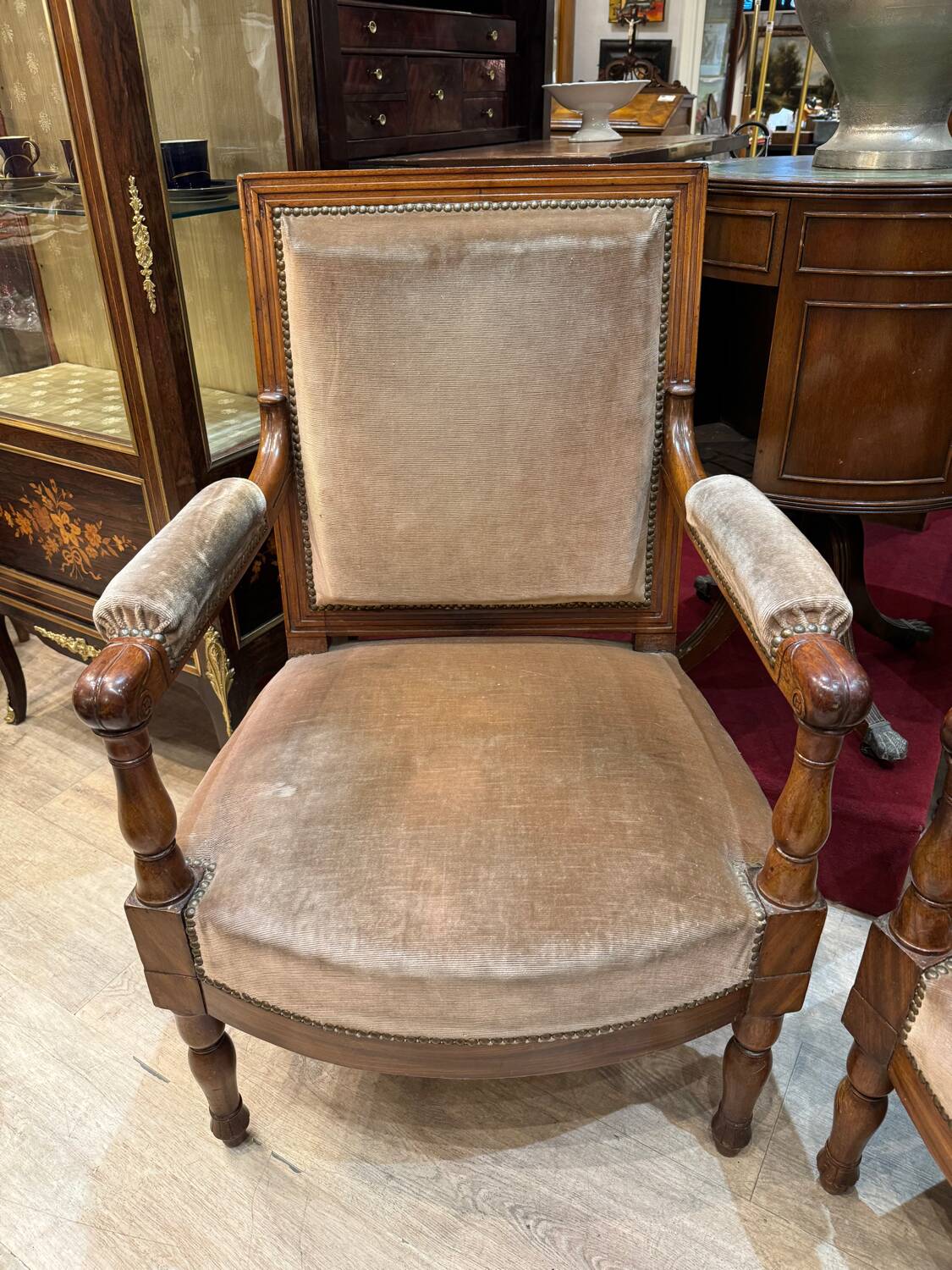 Pair of ceremonial armchairs