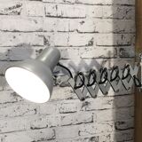 Grey scissor wall lamp, 1980s