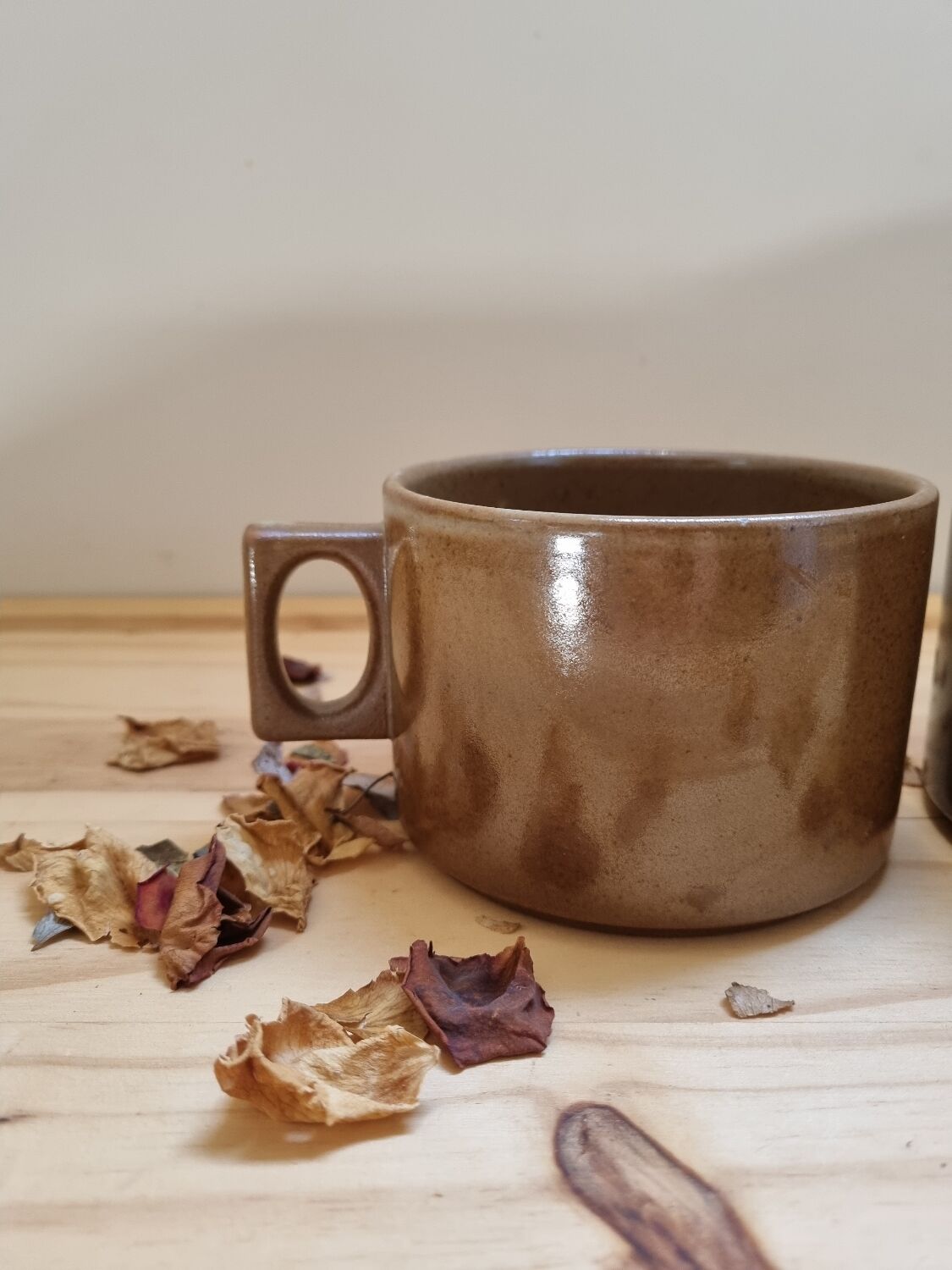 Tasses déjeuner vintage grès grand feu Brenne